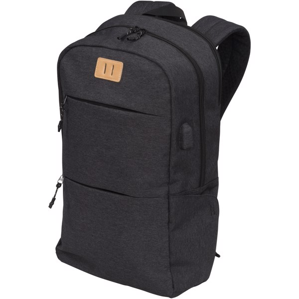 Cason 15" laptop backpack - Charcoal
