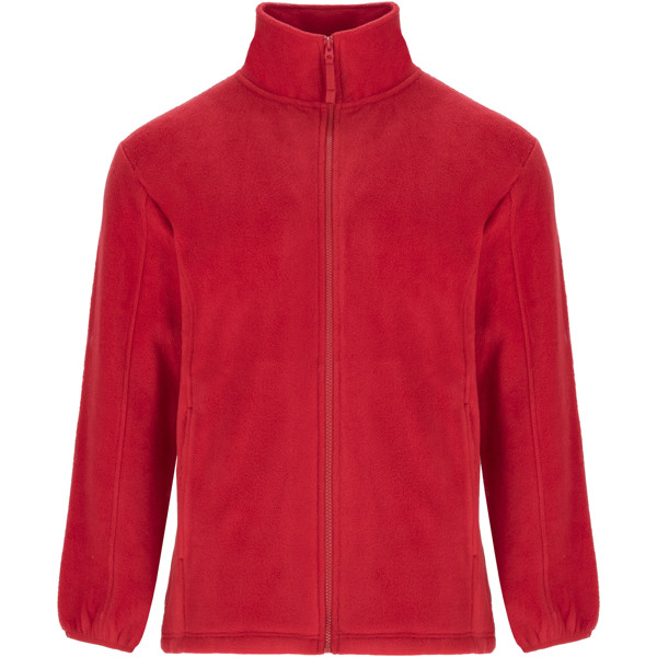 Artic kids full zip fleece jacket - Red / 4