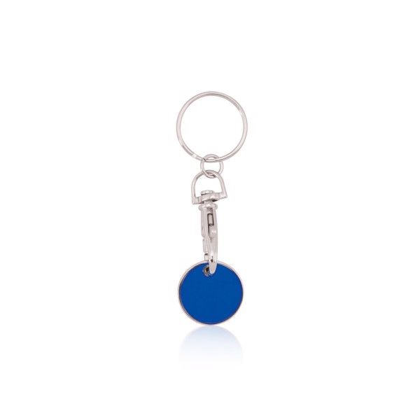 Keyring Coin Euromarket - White