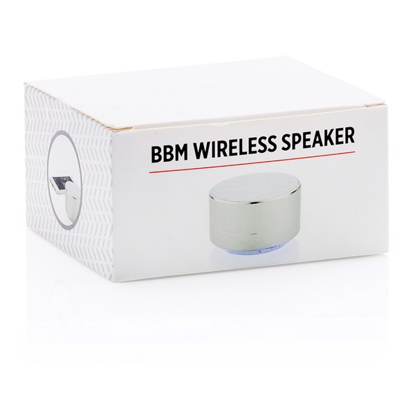 BBM wireless speaker - Silver