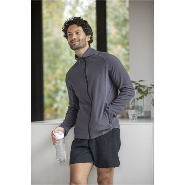 Zelus men's fleece jacket - White / M