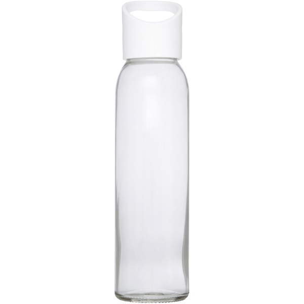 Bidón deportivo de vidrio de 500 ml "Sky" - Blanco