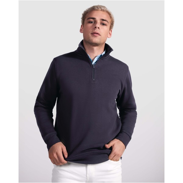 Aneto quarter zip sweater - Garnet / 2XL