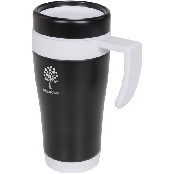 Taza isotérmica de 400 ml “Cayo” - Blanco