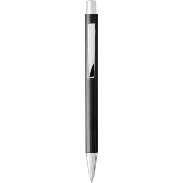 Tual wheat straw click action ballpoint pen - Solid black