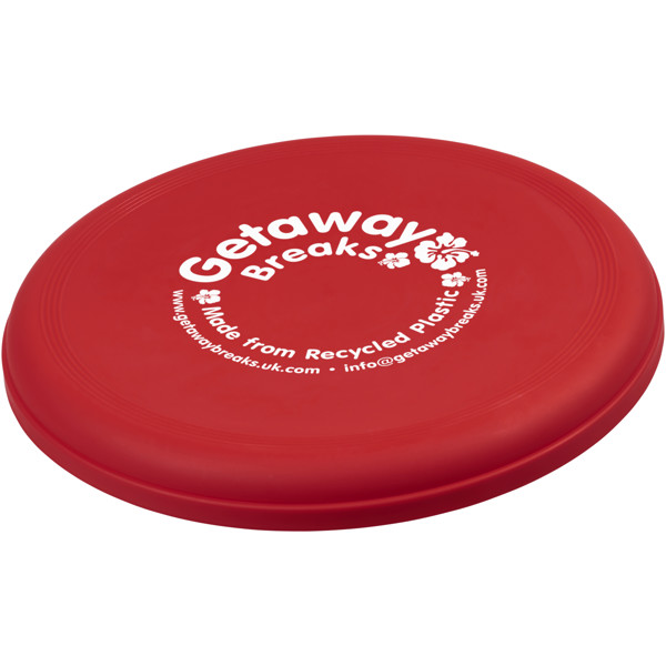 Orbit recycled plastic frisbee - Red
