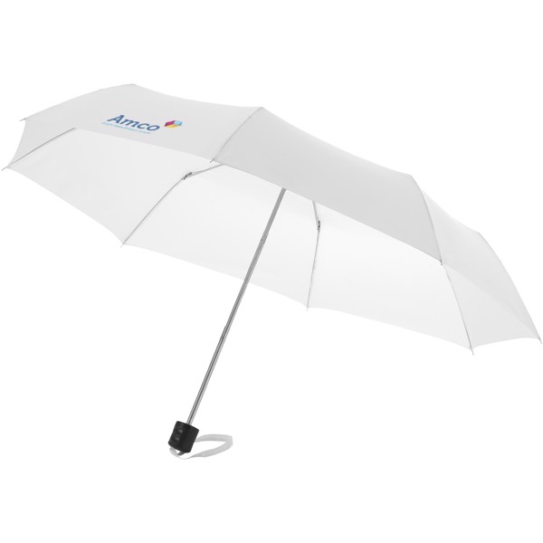 Ida 21.5\" foldable umbrella - White