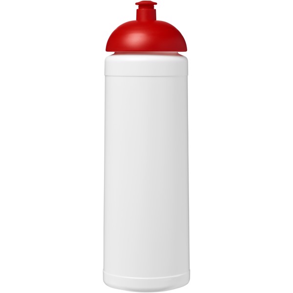 Sportovní láhev s kupolovitým víčkem Baseline® Plus 750 ml - Bílá / Červená s efektem námrazy