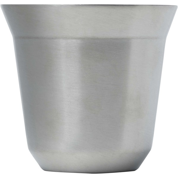 Duo 80 ml RCS certified stainless steel espresso cup set - Silver