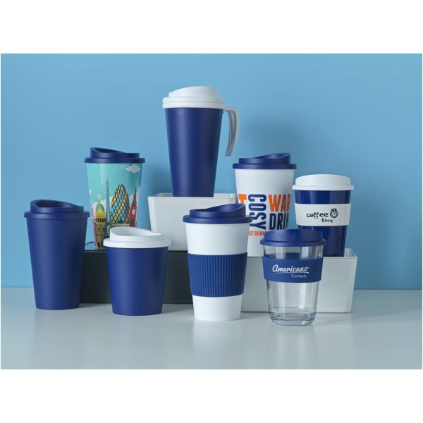 Americano® 350 ml insulated tumbler - Black / Red