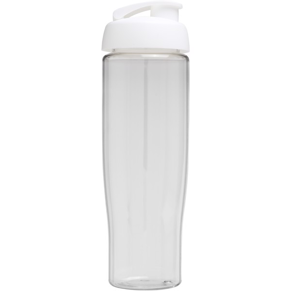 H2O Active® Tempo 700 ml flip lid sport bottle - Transparent / White