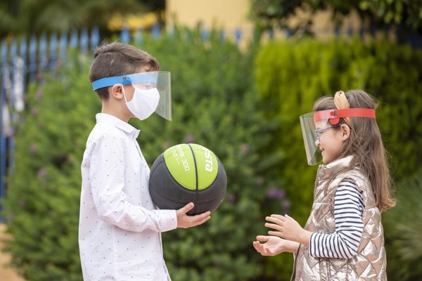 Kids Face Shield Tundex - White