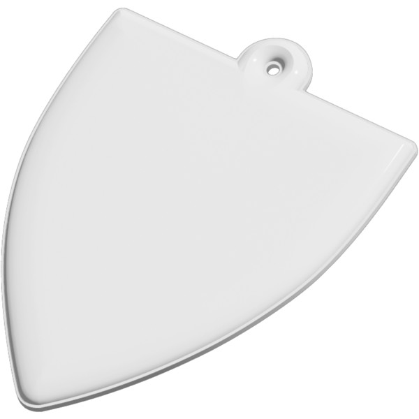 RFX™ H-12 badge reflective PVC hanger - White