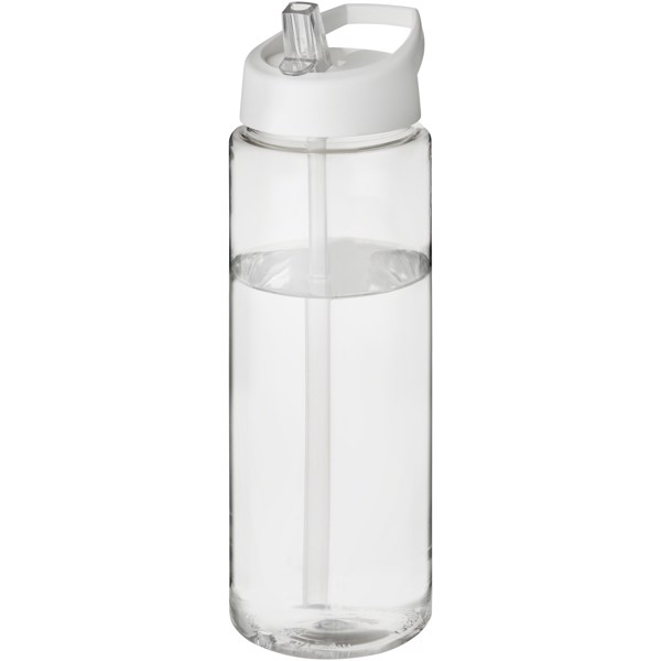 H2O Active® Vibe Bidón deportivo con tapa con boquilla de 850 ml - Transparente / Blanco