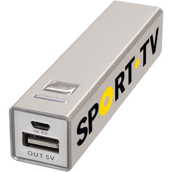WS101 2200/2600 mAh powerbank - Silver / 2200mAh