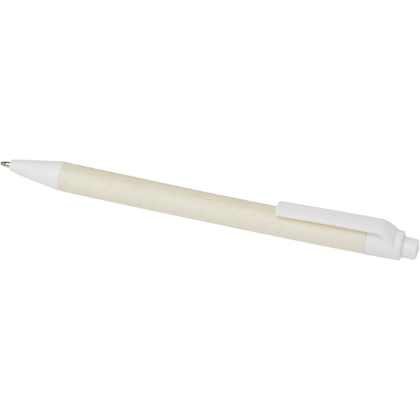 Dairy Dream recycled milk cartons ballpoint pen (black ink) - White