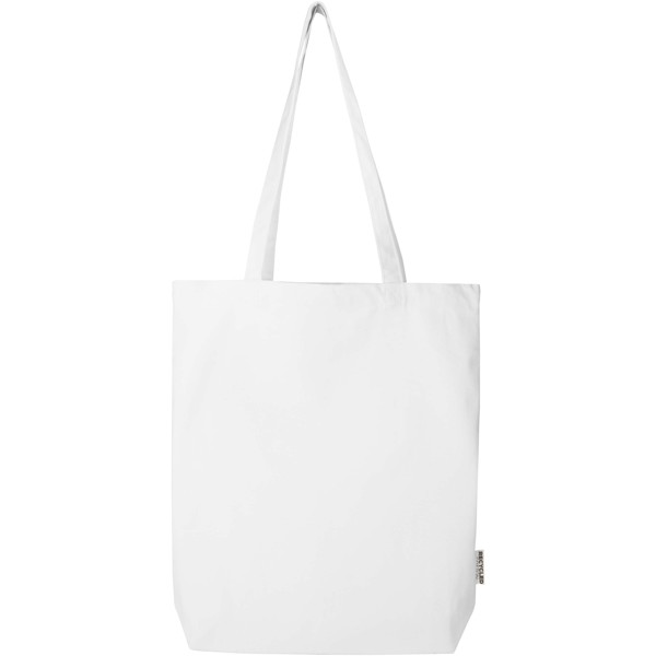 Florida 270 g/m² GRS recycled tote bag 10L - White