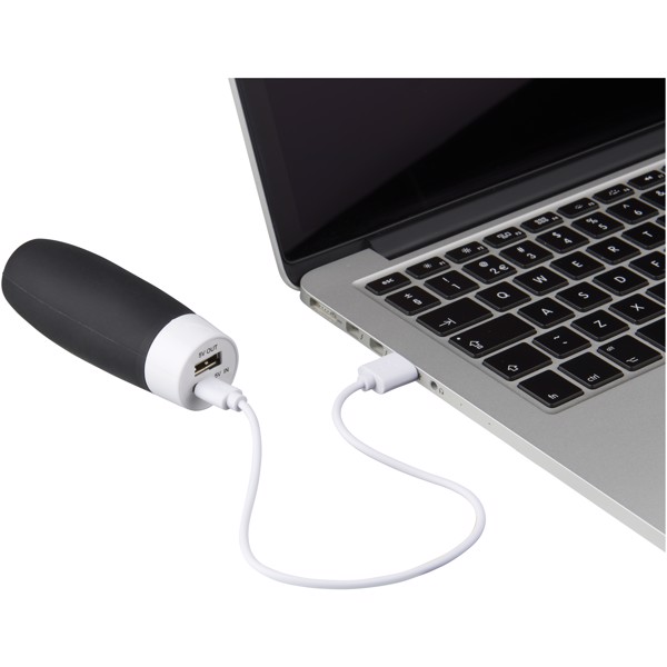 Finn 2200 mAh stress reliever power bank - Solid black