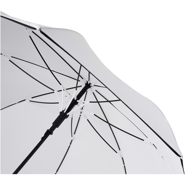 Kaia 23" auto open windproof colourized umbrella - White