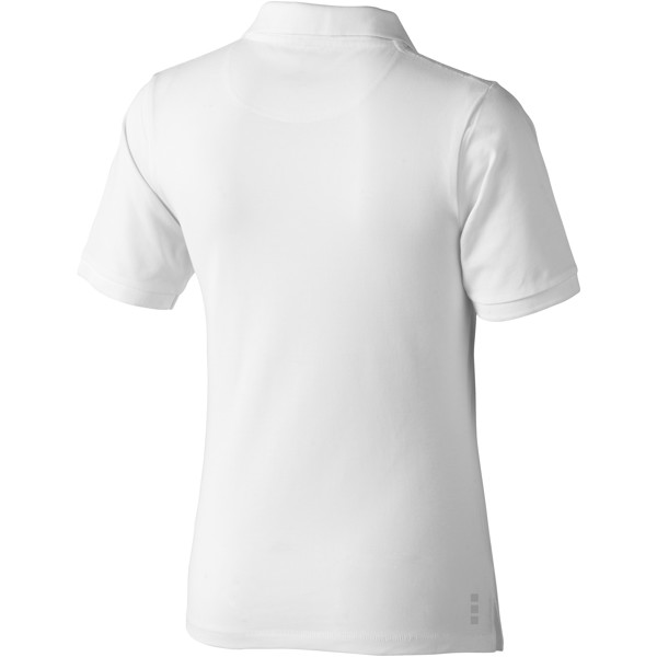 Calgary short sleeve women's polo - White / XS