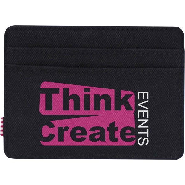 Herschel Charlie recycled RFID card holder - Black