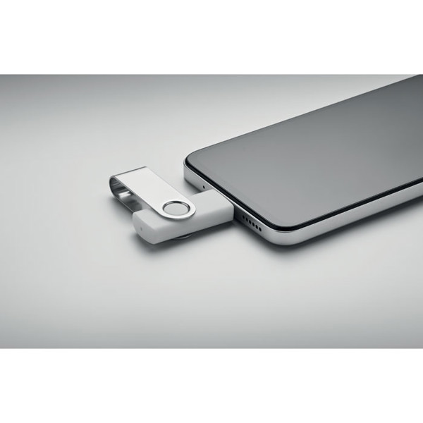 16GB USB flash 3.0 type-C         MO1401 Colodri - White
