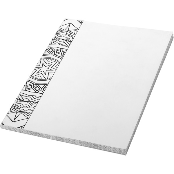 Doodle colouring notebook