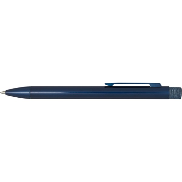 Beatriz recycled brass ballpoint pen (black ink) - Blue