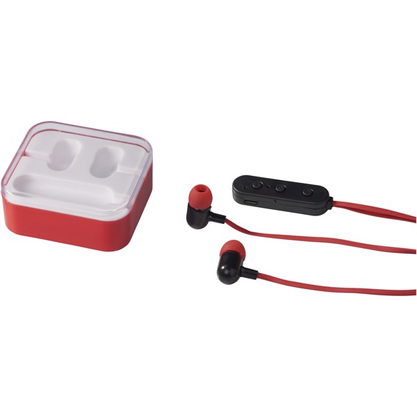 Sluchátka Pop Bluetooth® - Červená s efektem námrazy