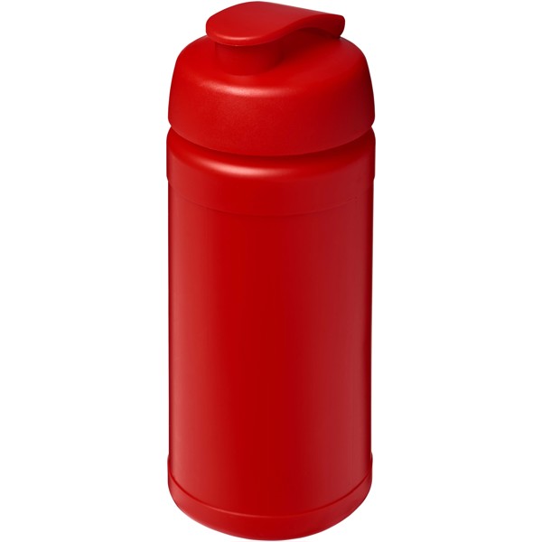 Baseline Rise 500 ml sport bottle with flip lid - Red / Red