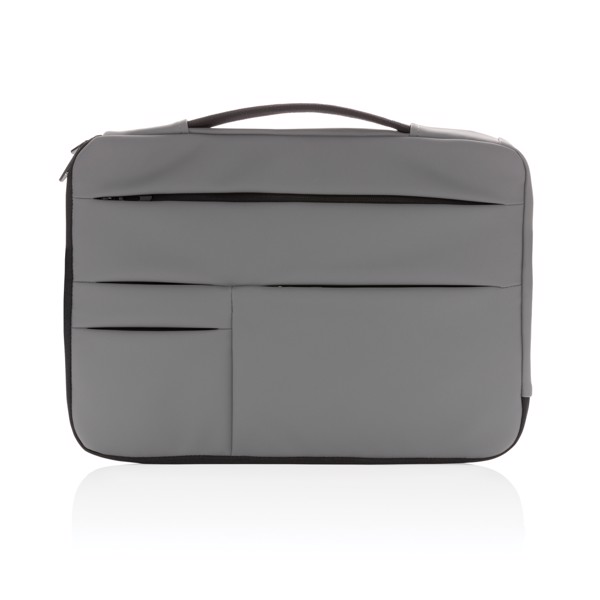 Obal na 15,6" notebook z hladkého PU - Šedá