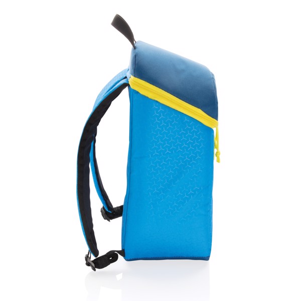 Hiking cooler backpack 10L - Blue / Yellow