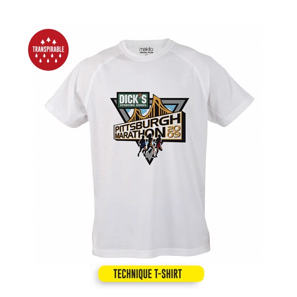 Adult T-Shirt Tecnic Plus - White / S