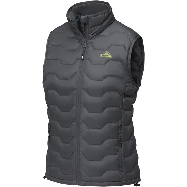 Epidote women's GRS recycled insulated down bodywarmer - Storm Grey / M