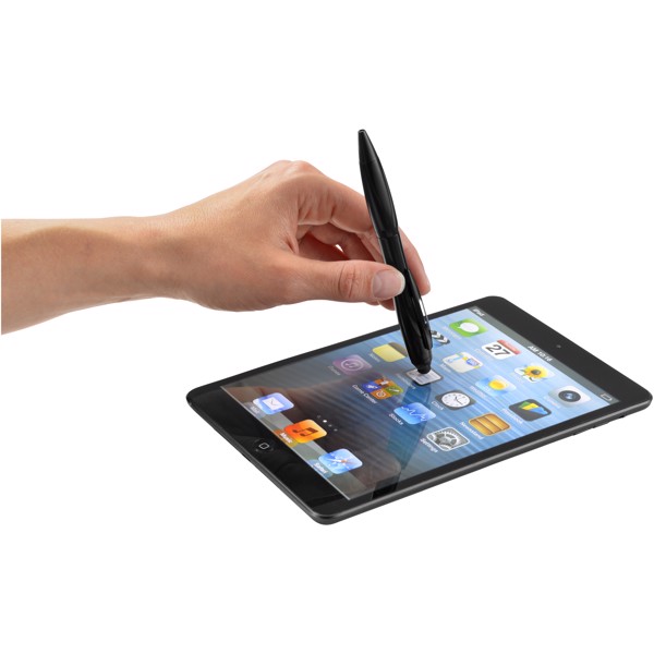 Nash stylus ballpoint pen with coloured grip