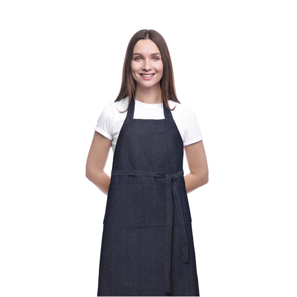 Jeen 200 g/m² recycled denim apron - Dark Blue