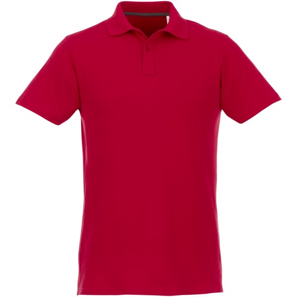 Pánská polokošile s krátkým rukávem Helios - Červená s efektem námrazy / 3XL