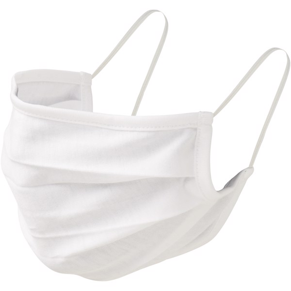 Calla GOTS organic face mask - White