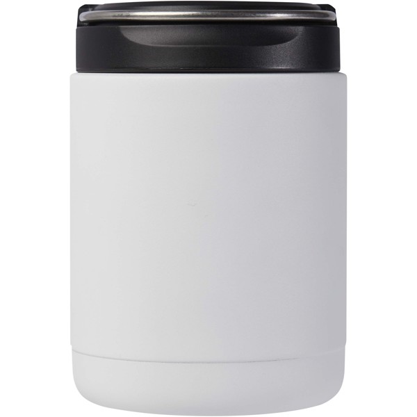 Doveron 500 ml recycled stainless steel insulated lunch pot - White