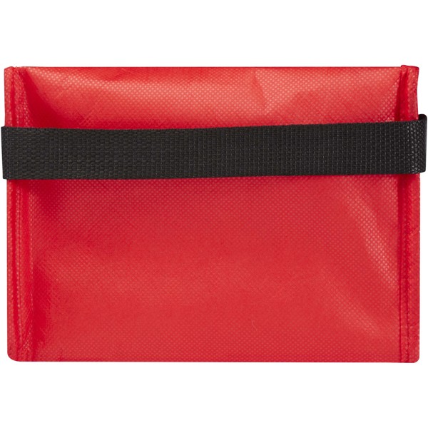 Spectrum 6-can recycled non-woven cooler bag 4L - Red