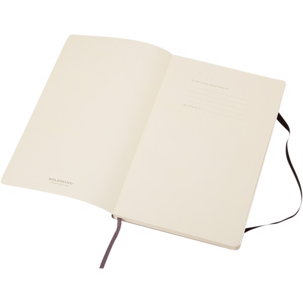 Classic PK soft cover notebook - plain - Solid black