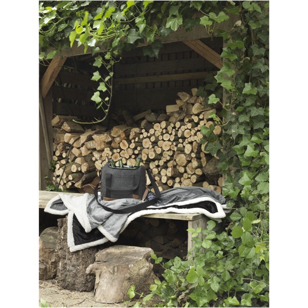 Pléd Lauren z materiálu sherpa fleece