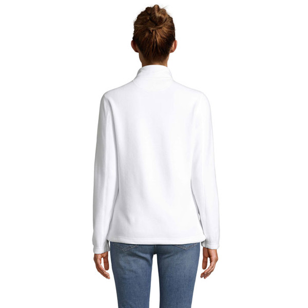 NORTH WOMEN ZIPPED FLEECE - White / L