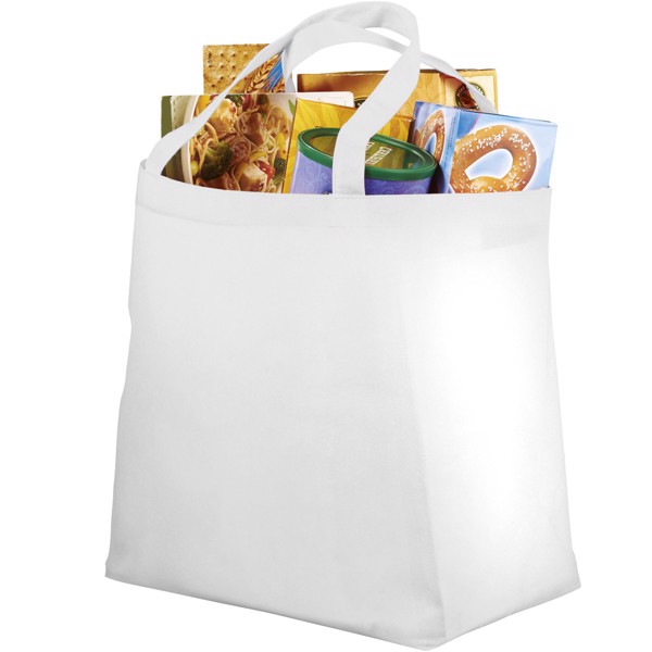 Maryville non-woven shopping tote bag 28L - White