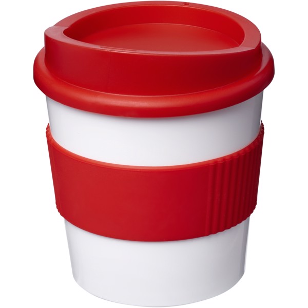Hrnek s rukojetí Americano® primo 250 ml - Bílá / Červená s efektem námrazy