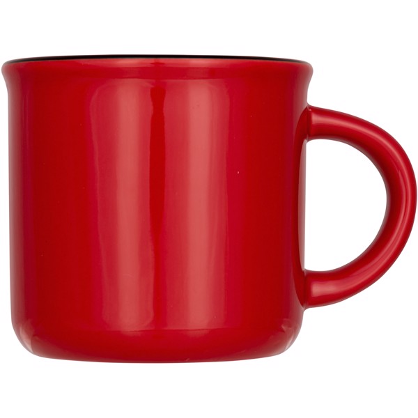 Taza de cerámica de 310 ml "Lakeview" - Rojo