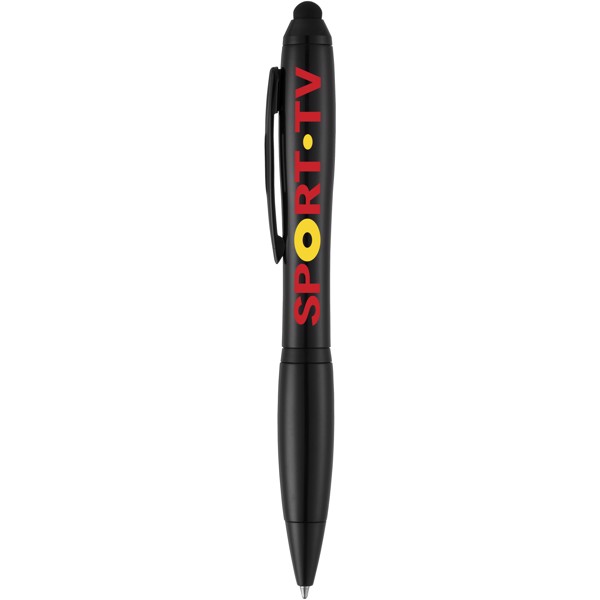 Nash stylus ballpoint pen with coloured grip