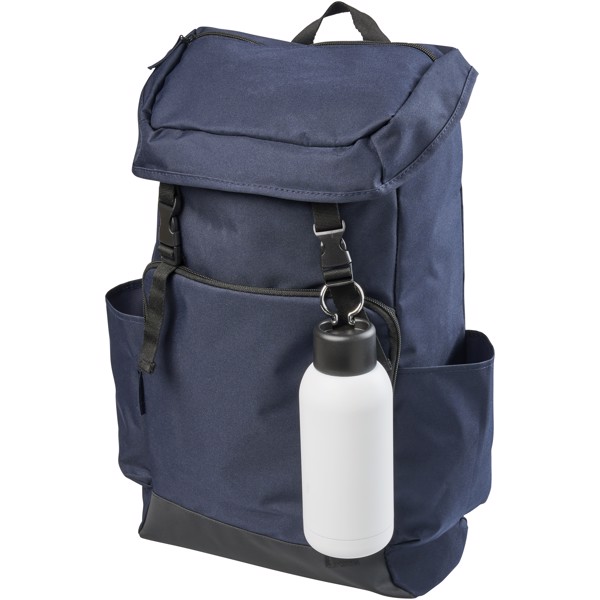 Brea 375 ml vacuum insulated sport bottle - White