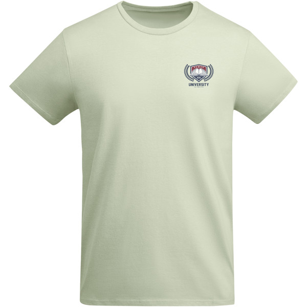 Breda organic cotton short sleeve kids t-shirt - Mist Green / 3/4