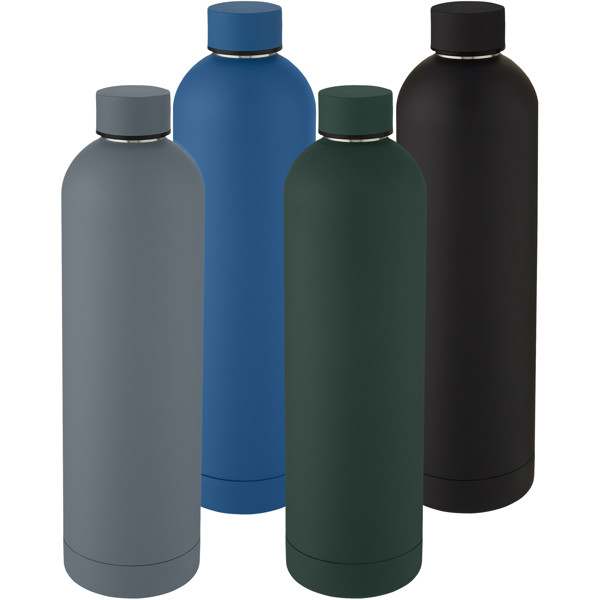 Spring 1 L copper vacuum insulated bottle - Black